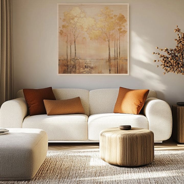 Slika na drvetu - Zlatne obale Norveške