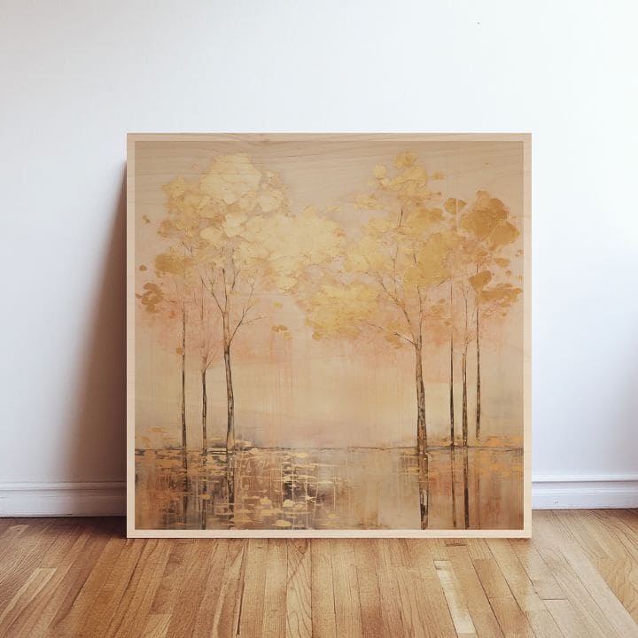 Slika na drvetu - Zlatne obale Norveške