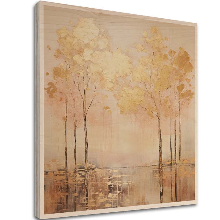 Slika na drvetu - Zlatne obale Norveške