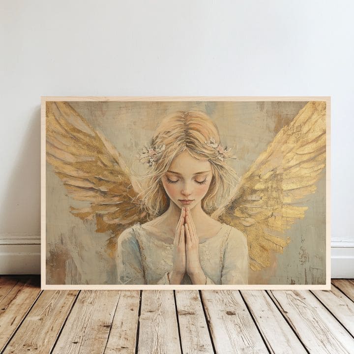 Slika na drvetu - Zlatni glasnik raja