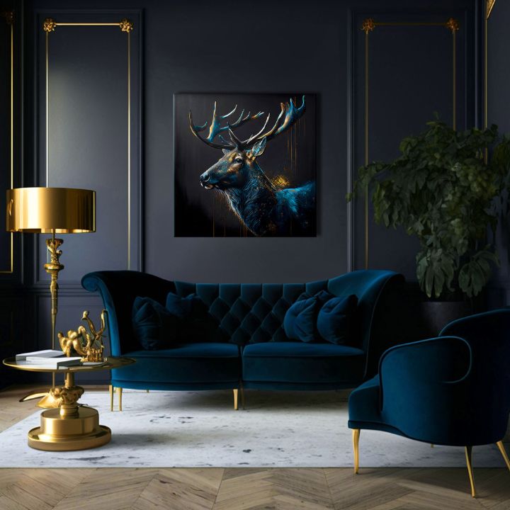 Dekorativna slika na platnu - PREMIUM ART - Peaceful Forest Guardian