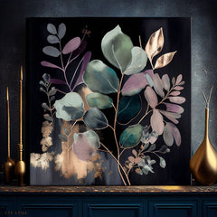 Moderne slike na platnu - JUNGLE'S EMERALD SYMPHONY 80k80 cm