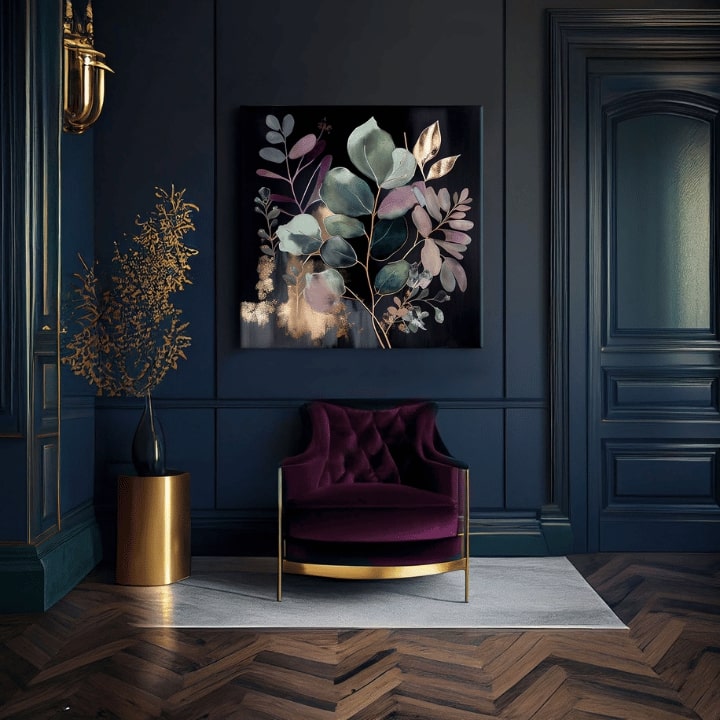 Moderne slike na platnu - JUNGLE'S EMERALD SYMPHONY 80k80 cm