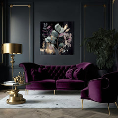 Moderne slike na platnu - JUNGLE'S EMERALD SYMPHONY 80k80 cm