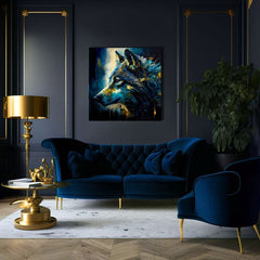 Dekorativna slika na platnu - PREMIUM ART - Wilderness in Wolf Eyes