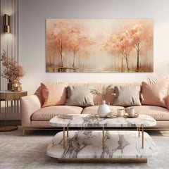 Strukturisana slika Šetnja kroz mirnu prirodu - PREMIUM ART