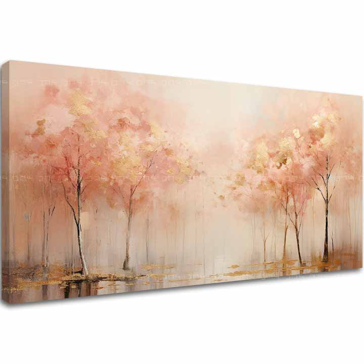 Strukturisana slika Šetnja kroz mirnu prirodu - PREMIUM ART