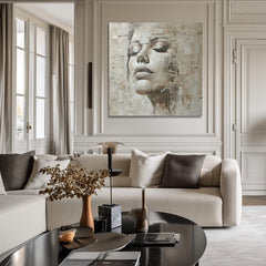 Elegantna slika žene Boginje mira