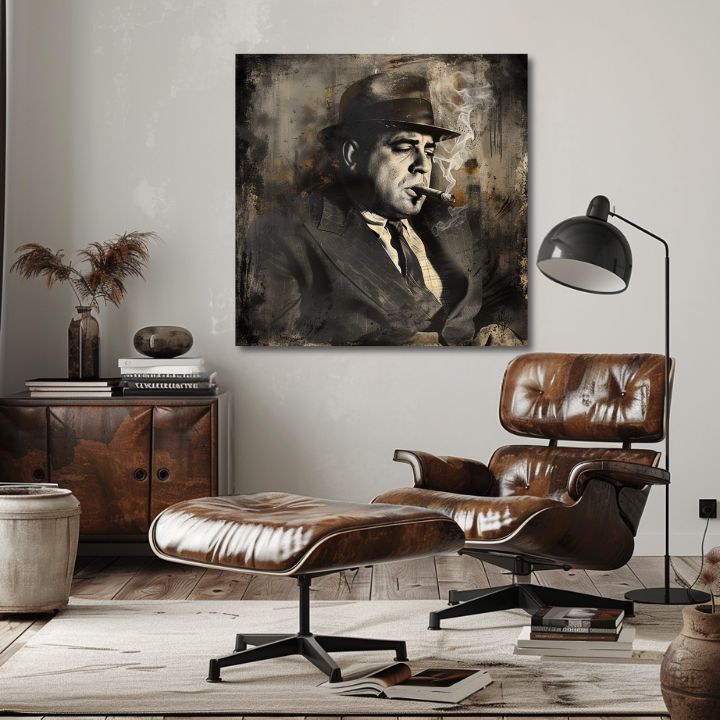 Image AL CAPONE - Dim i snaga | 100% originalna akrilna boja