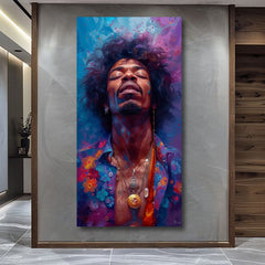 Image JIMI HENDRIX - Eksplozija harmonije | 100% originalna akrilna boja