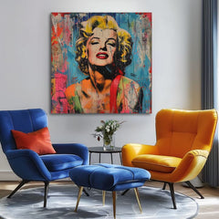 Image MARILYN MONROE - Buntovnik u bojama | 100% originalna akrilna boja