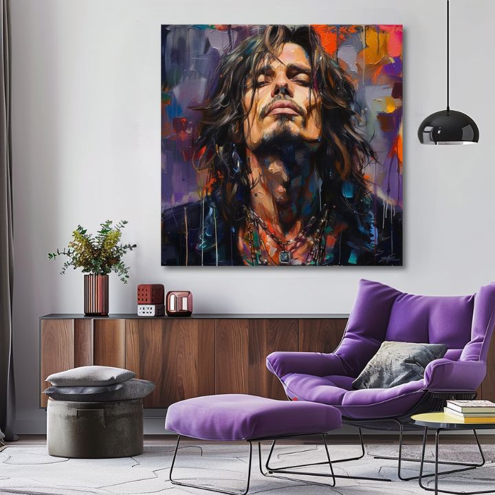 Image CHRIS CORNELL - Glas grunge scene | 100% originalna akrilna boja