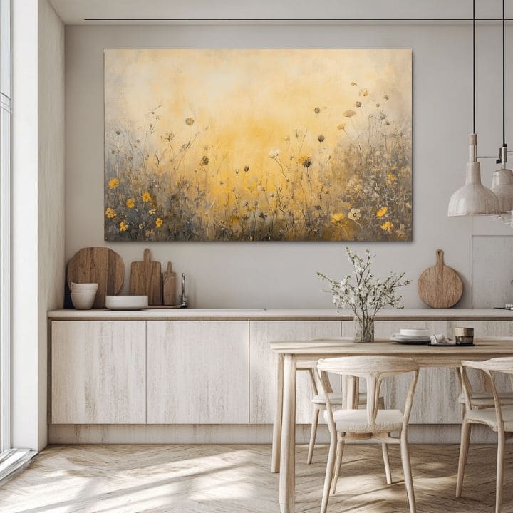 Slikanje sunčane livade | 100% originalna akrilna slika