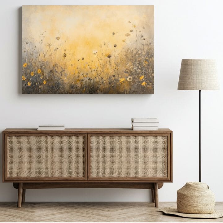 Slikanje sunčane livade | 100% originalna akrilna slika