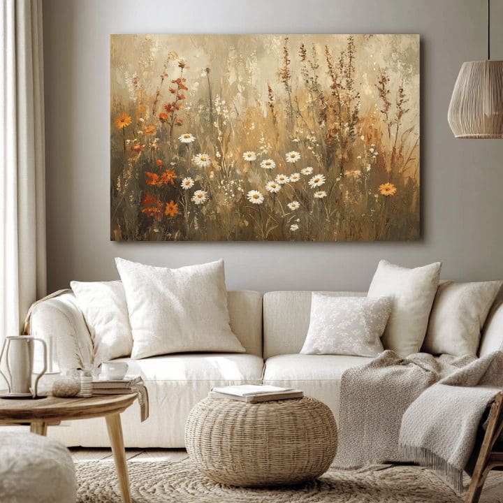 Harmonija rustikalne elegancije | 100% originalna akrilna boja