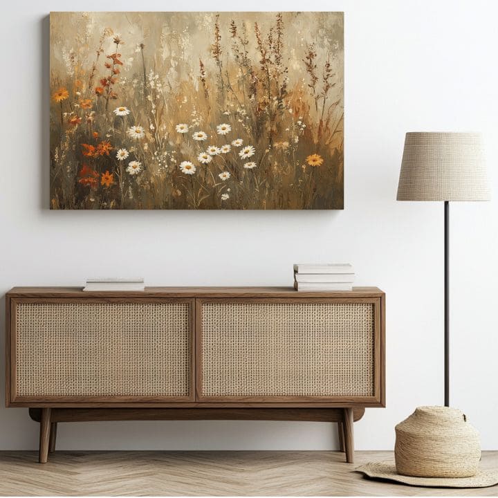 Harmonija rustikalne elegancije | 100% originalna akrilna boja