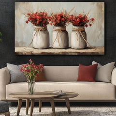 Rustična lepota u porcelanu | 100% originalna akrilna boja