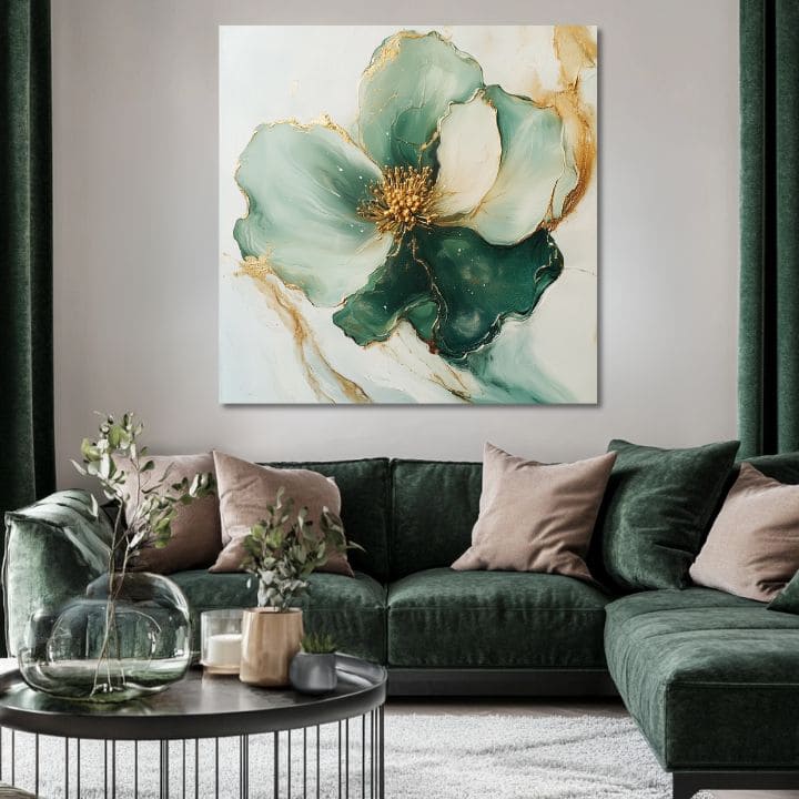 Emerald Surprise painting | 100% originalna akrilna boja