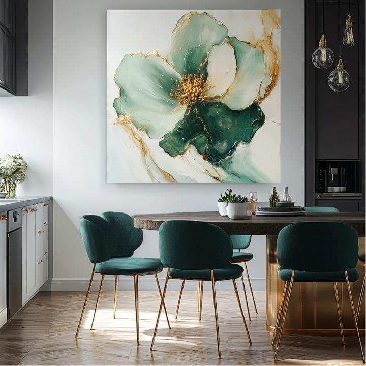 Emerald Surprise painting | 100% originalna akrilna boja