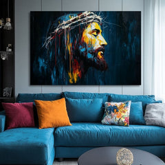 Mirni Isuse | Oslikana akrilom i zlatnim listićima