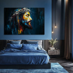 Mirni Isuse | Oslikana akrilom i zlatnim listićima