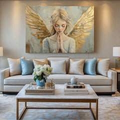 Slike anđela Jutarnja molitva | 100% originalna akrilna boja