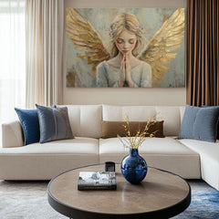 Slike anđela Jutarnja molitva | 100% originalna akrilna boja