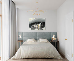 Slike na platnu - PREMIUM ART - Žena u šeširu Popust 30% 70X50 cm