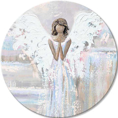 Okrugle slike sa akrilom Dodir nežnosti