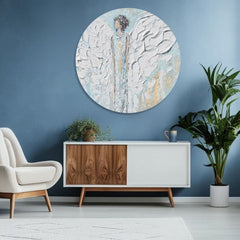 Okrugle slike sa akrilom Šapat ljubavi