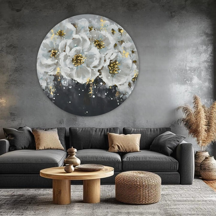 Okrugle slike sa akrilom Večernji ples