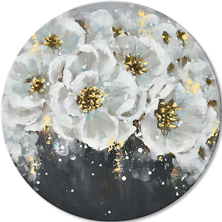 Okrugle slike sa akrilom Večernji ples