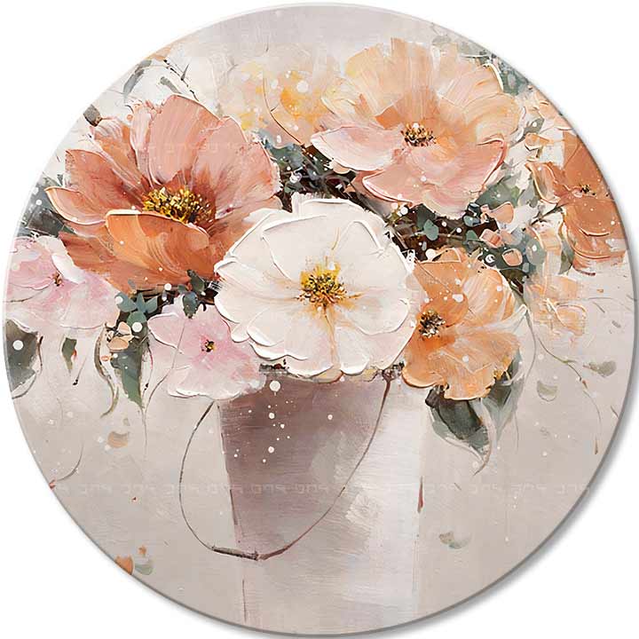 Okrugle slike sa akrilom Silent Simphoni