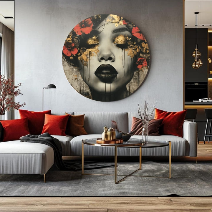 Okrugle slike akrilom U carstvu snova