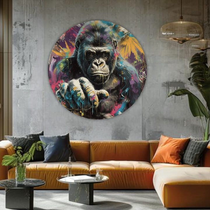 Okrugle slike akrilom Priča u očima