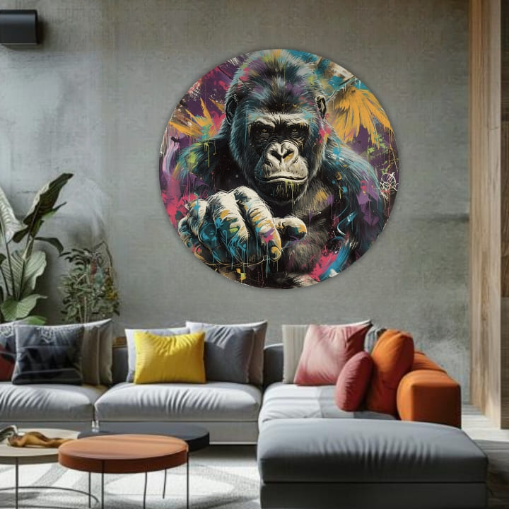 Okrugle slike akrilom Priča u očima