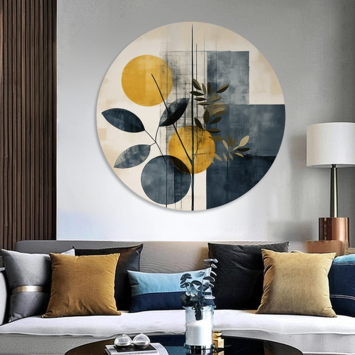 Okrugle slike sa akrilom Beskrajni dan