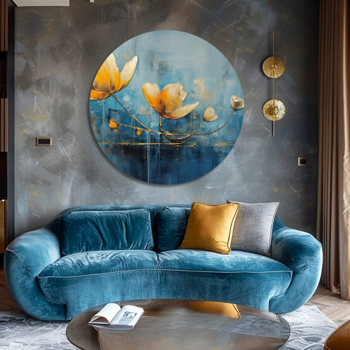 Okrugle slike akrilom Priča o jednom kraljevstvu