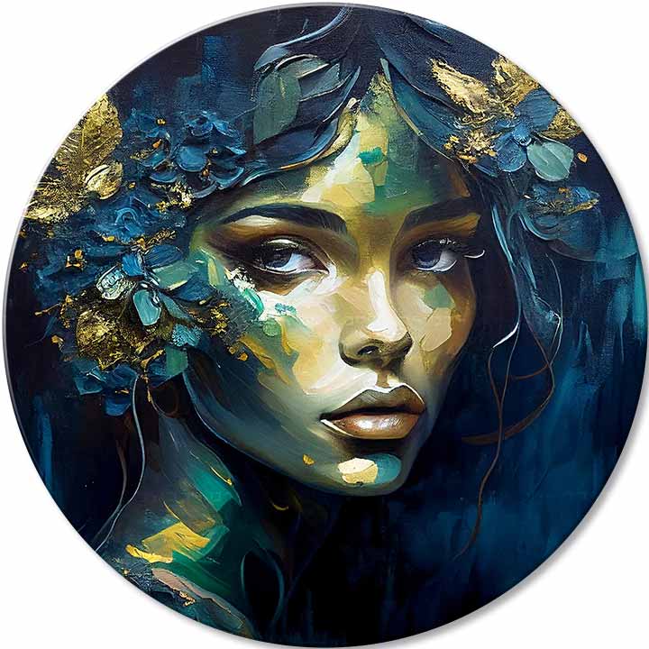 Okrugle slike akrilom Priča o ljubavi