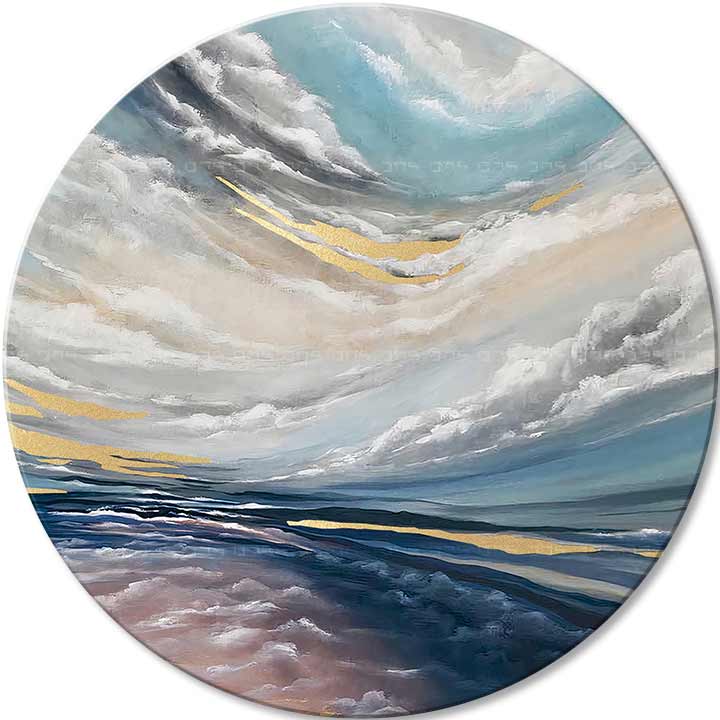 Okrugle slike akrilom Novi početak