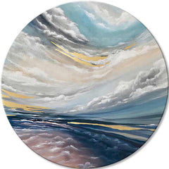 Okrugle slike akrilom Novi početak