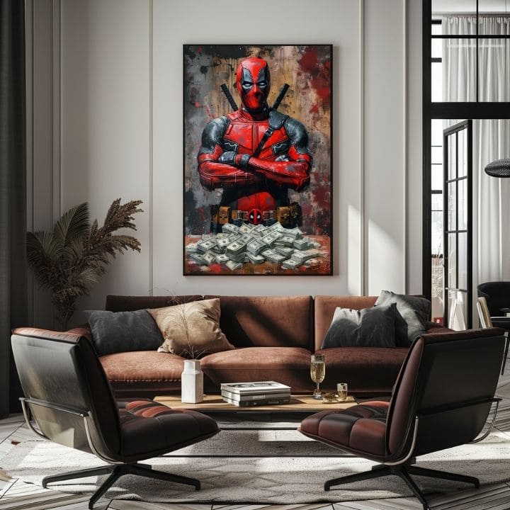 Image DEADPOOL : Novac i haos | Akrilni detalji