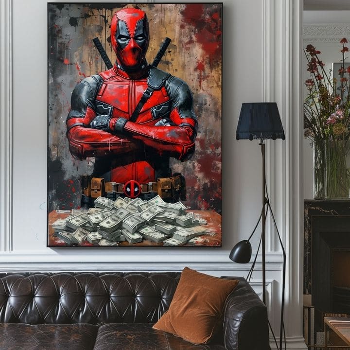 Image DEADPOOL : Novac i haos | Akrilni detalji