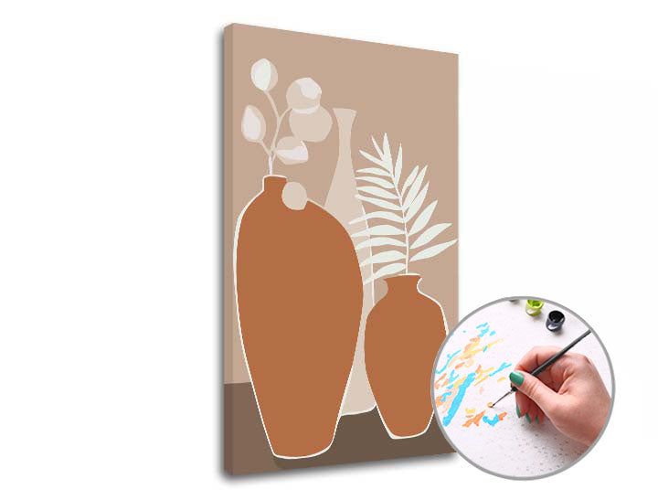 Slikanje po brojevima PEČENA VAZA SA CVEĆEM