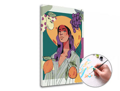 Slikanje po brojevima ŽENA I VOĆE