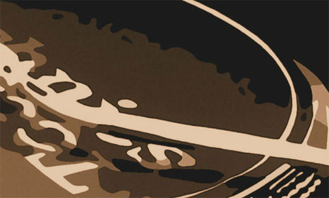 Ručno oslikana POP ART slika DJ 60k40 cm