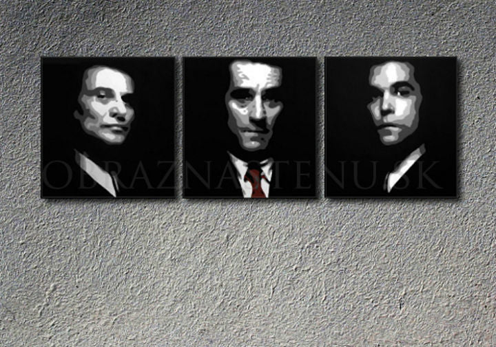 Ručno oslikana POP ART slika GOODFELLAS 210k70 cm