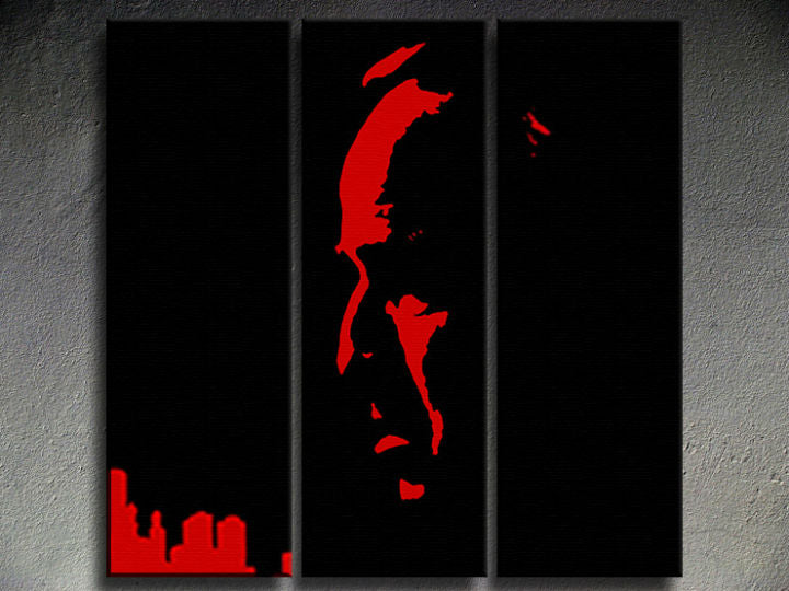 Ručno oslikana POP ART slika MARLON BRANDO 90k90 cm