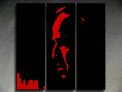 Ručno oslikana POP ART slika MARLON BRANDO 90k90 cm