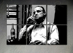 Ručno oslikana POP ART slika MARLON BRANDO 150k100 cm